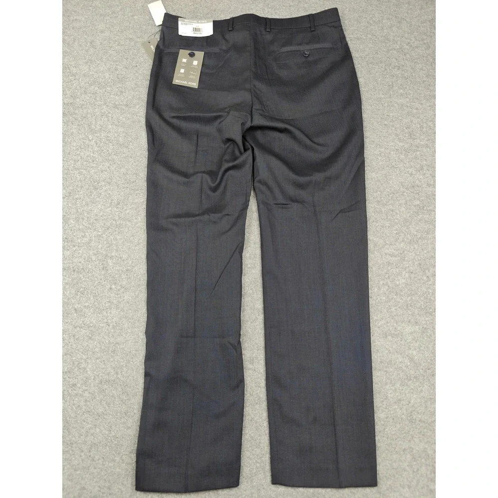 Michael Kors Pants Mens 36x32 Blue Matisse Dress Stretch Comfort Waistband New